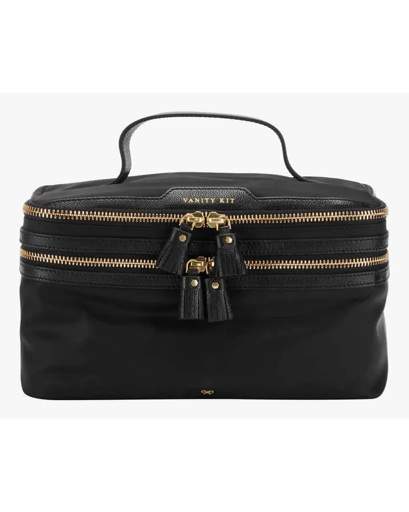 Anya Hindmarch Vanity Kit Kulturtasche Schwarz