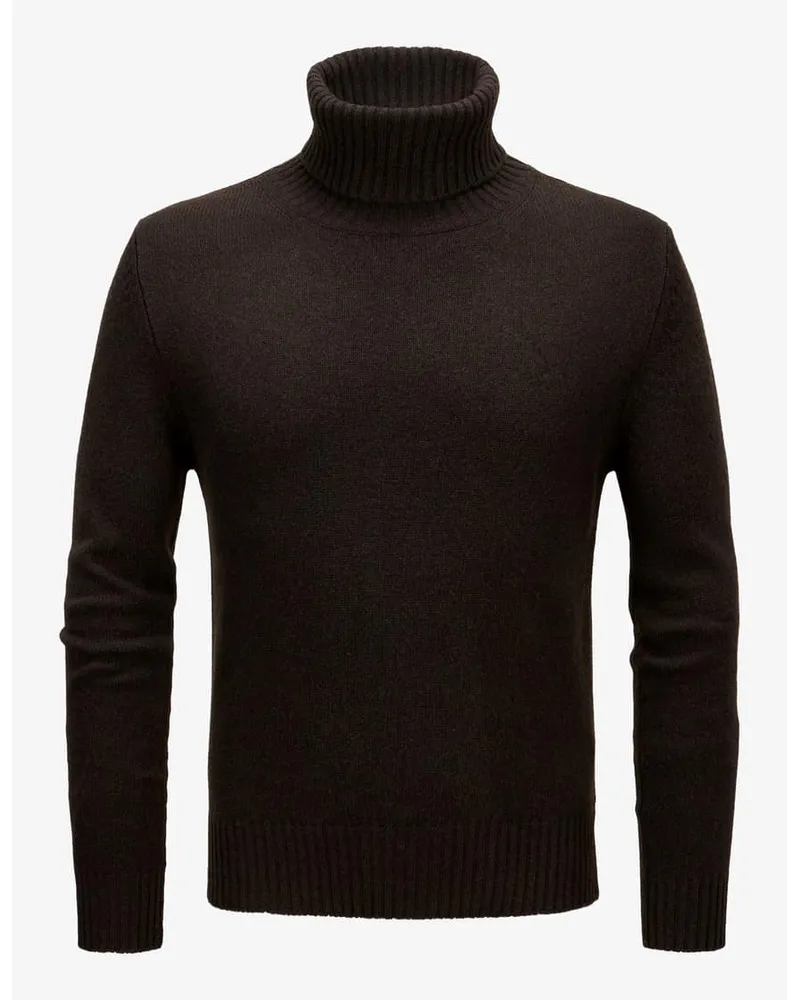 AMI Paris Cashmere-Rollkragenpullover Braun