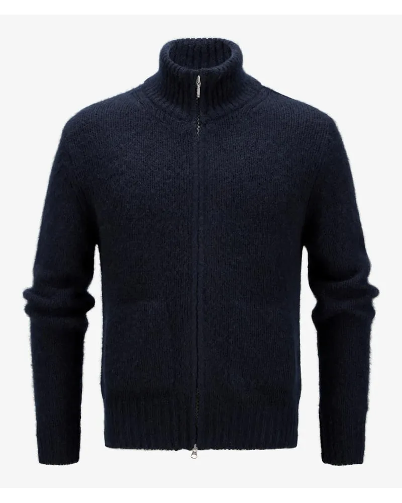 Stephan Boya Toto Cashmere-Strickjacke Blau