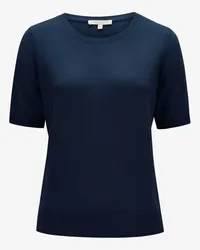 Luisa Di Carpi Cashmere-Strickshirt Blau