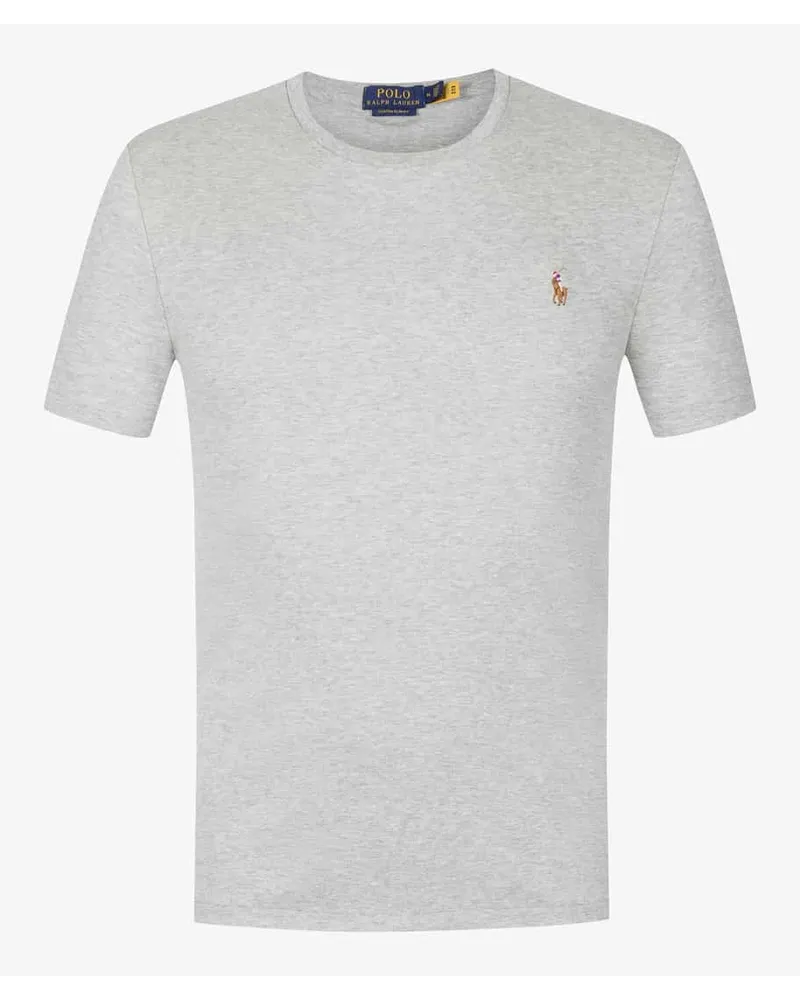 Ralph Lauren T-Shirt Custom Slim Fit Pima Cotton Grau