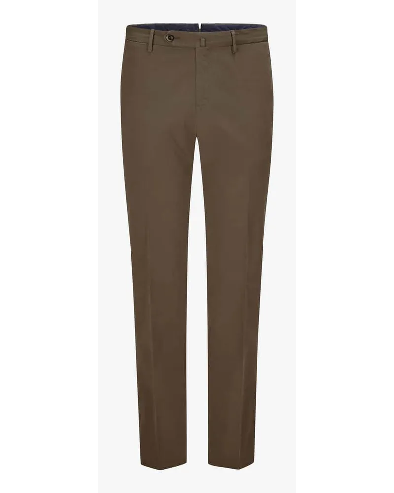 PT TORINO Chino Slim Fit Stretch Braun