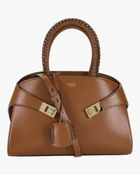 Ferragamo Hug Henkeltasche Braun