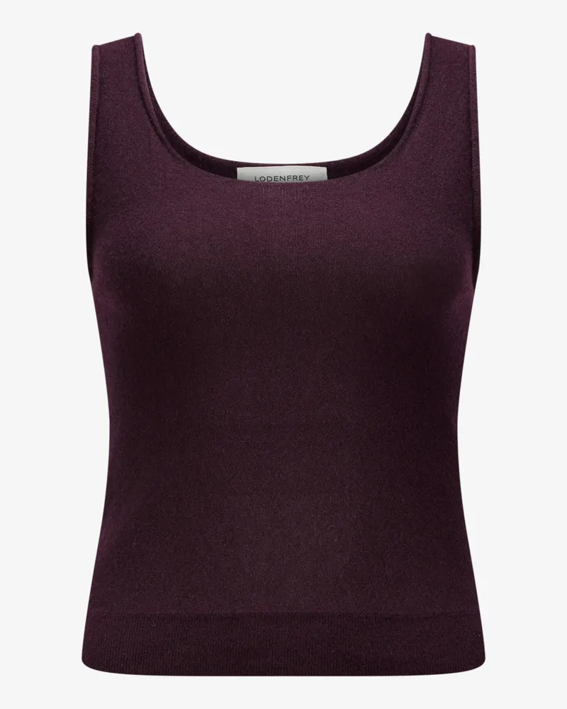 Lodenfrey Cashmere-Top Violett