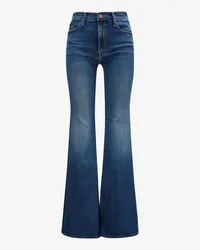 Mother The Doozy Jeans Mid Rise Flared Blau