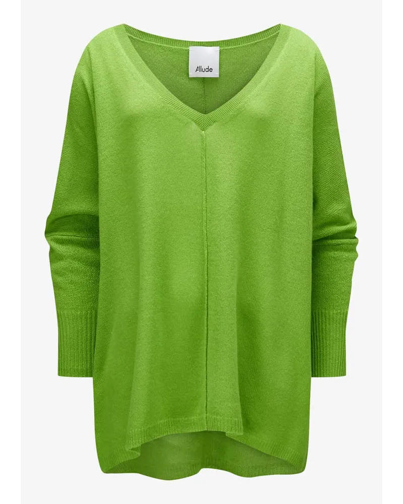 ALLUDE Cashmere-Pullover Grün