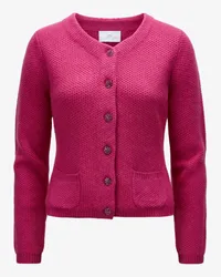 Lodenfrey Trachten-Cashmere-Strickjacke Pink