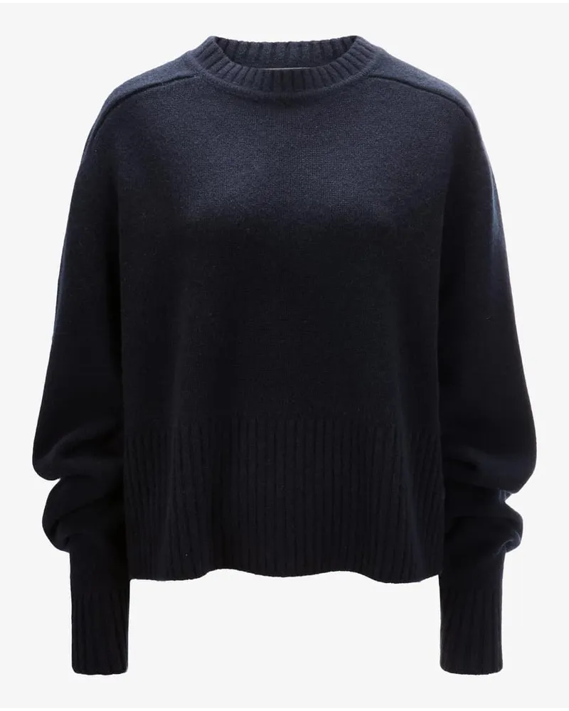 extreme cashmere Judith Cashmere-Pullover Blau