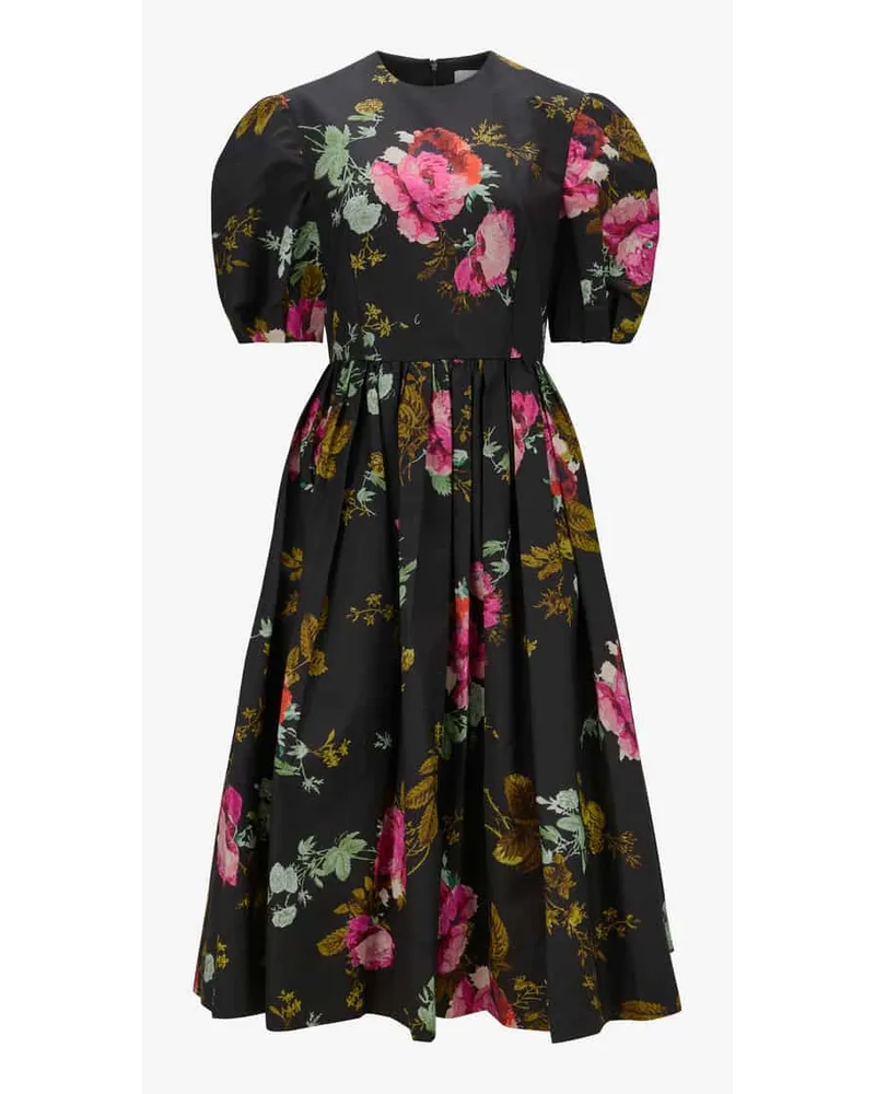 Erdem Midi-Kleid Schwarz