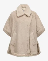 Max Mara Woll-Cape Beige