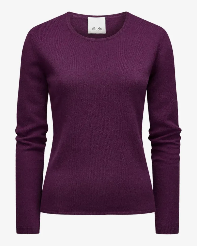 ALLUDE Cashmere-Pullover Violett