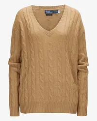 Ralph Lauren Cashmere-Pullover Braun