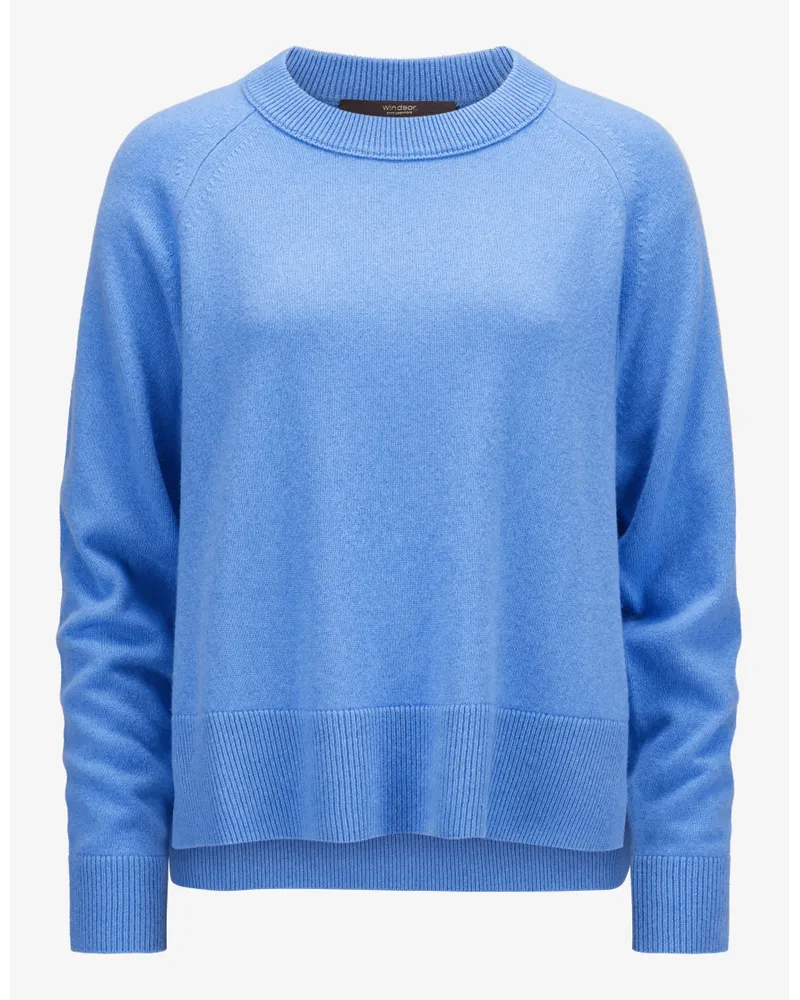 windsor. Cashmere-Pullover Blau