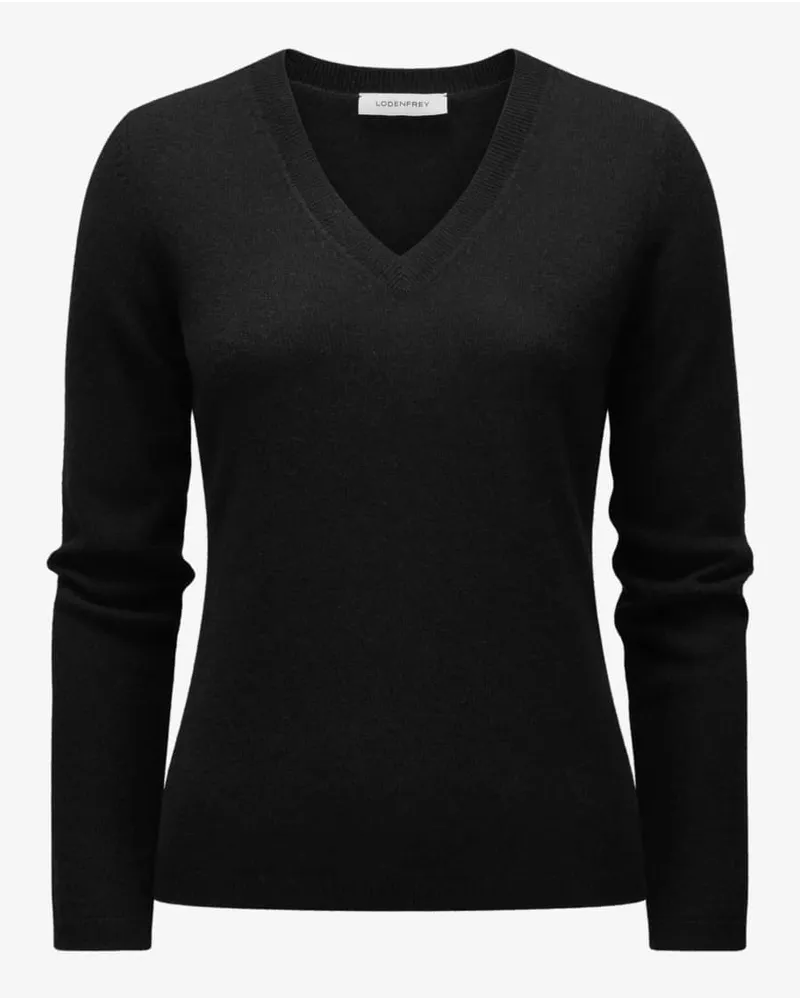 Lodenfrey Cashmere-Pullover Schwarz