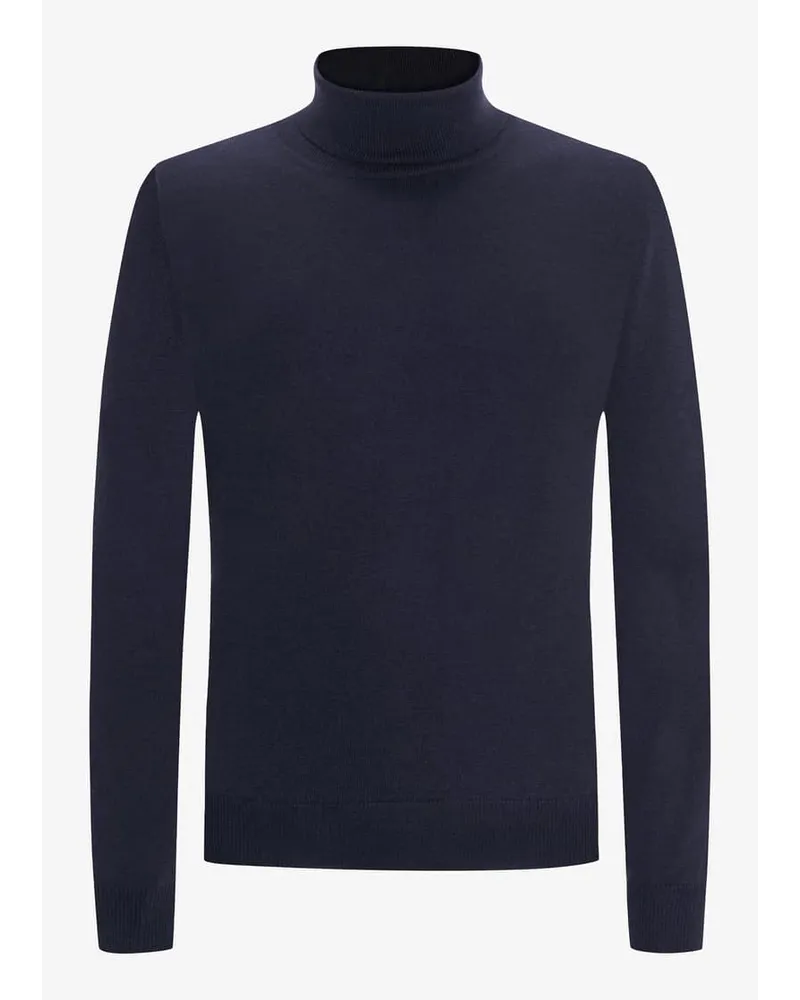 Gran Sasso Rollkragenpullover Blau