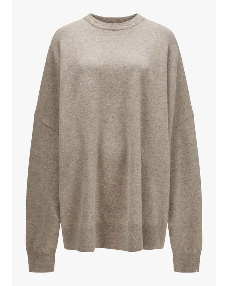 extreme cashmere Juna Cashmere-Pullover Beige