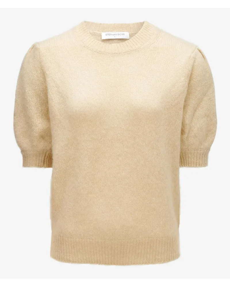 Stephan Boya Charlie Cashmere-Strickshirt Beige