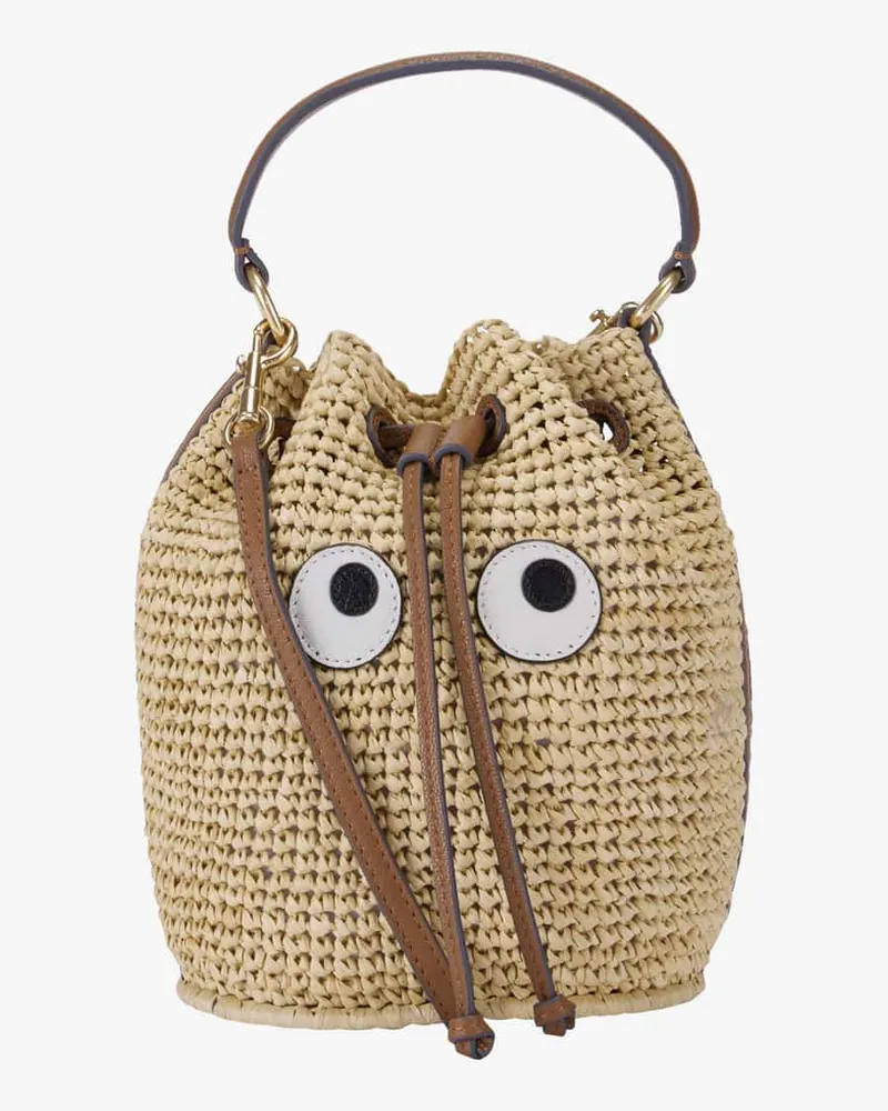 Anya Hindmarch Eyes Umhängetasche Beige