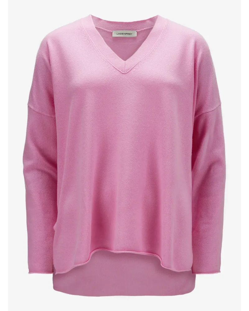 Lodenfrey Cashmere-Pullover Rosa