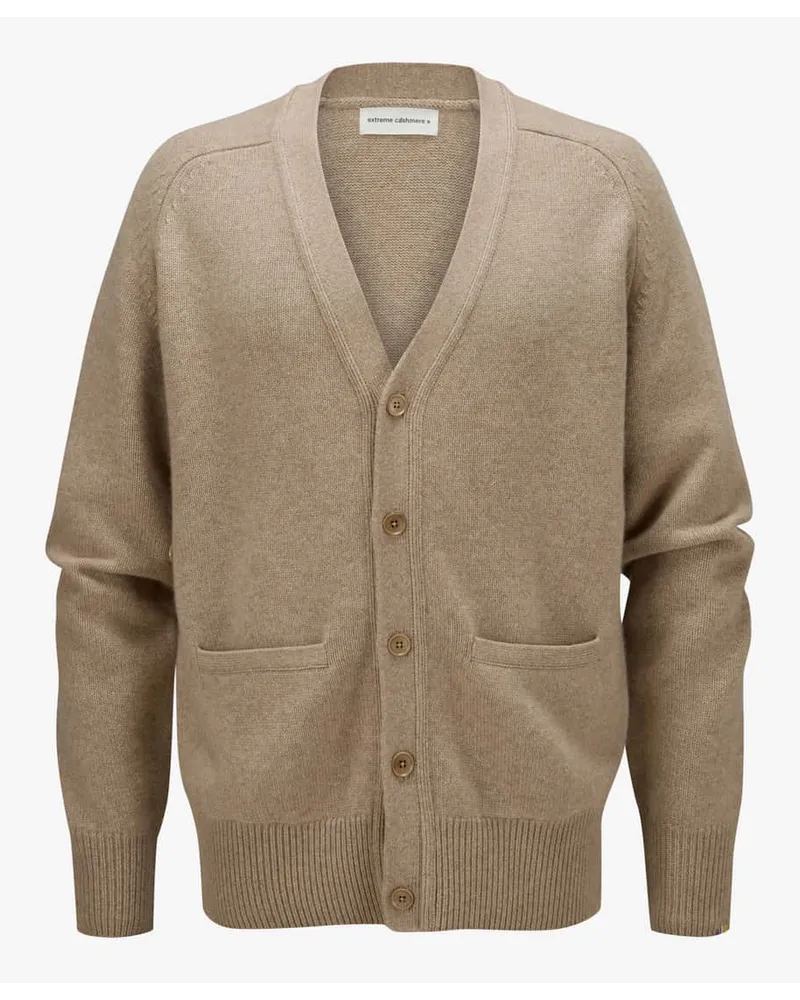 extreme cashmere Cashmere-Strickjacke Beige