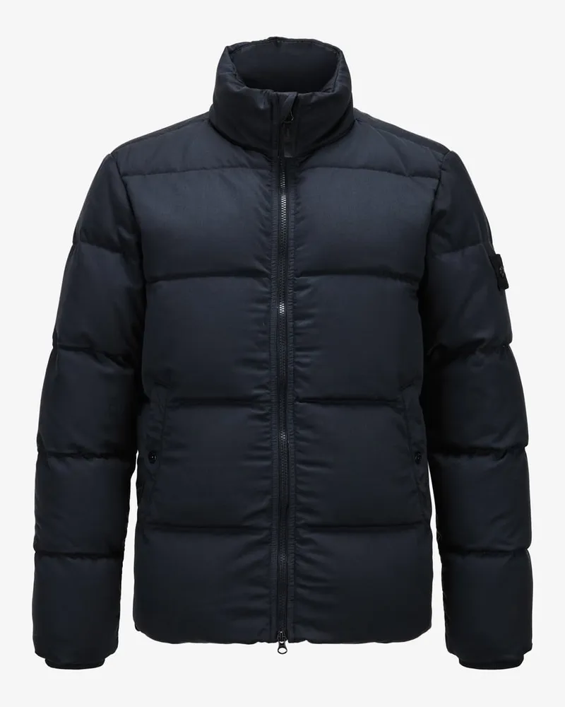 Stone Island Ghost Piece Daunenjacke Blau