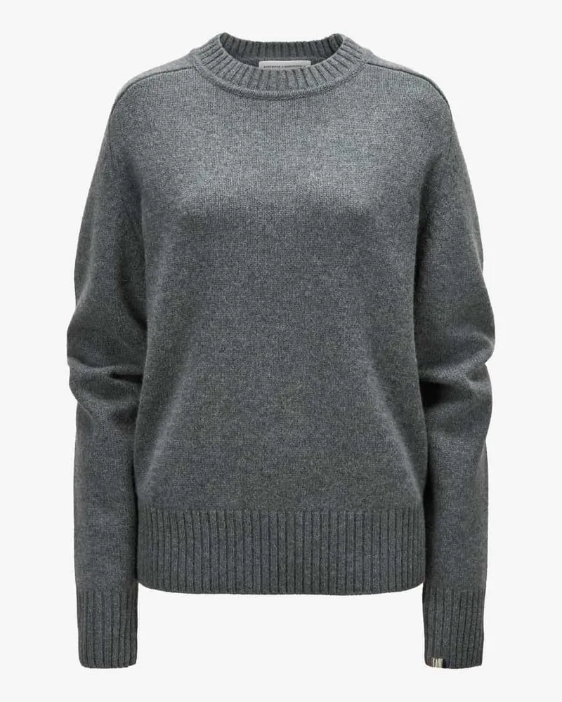 extreme cashmere Bourgeois Cashmere-Pullover Grau