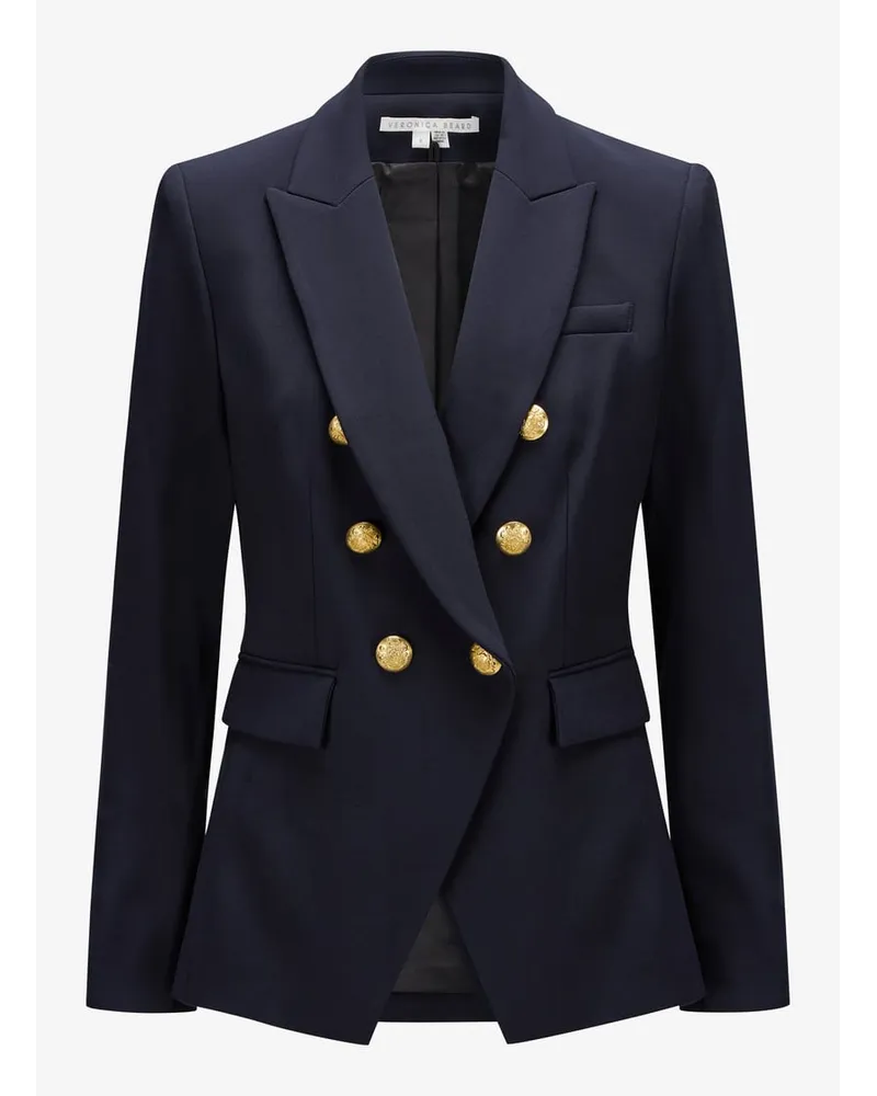 Veronica Beard Miller Dickey Blazer Blau