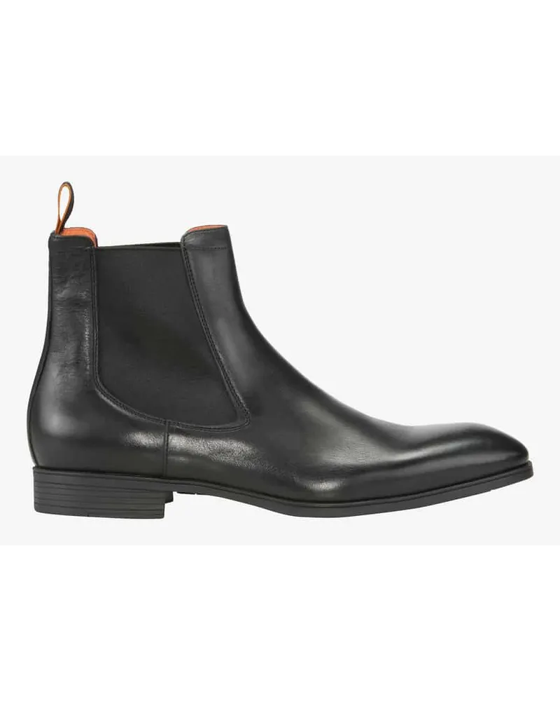 Santoni Simon Chelsea Boots Schwarz