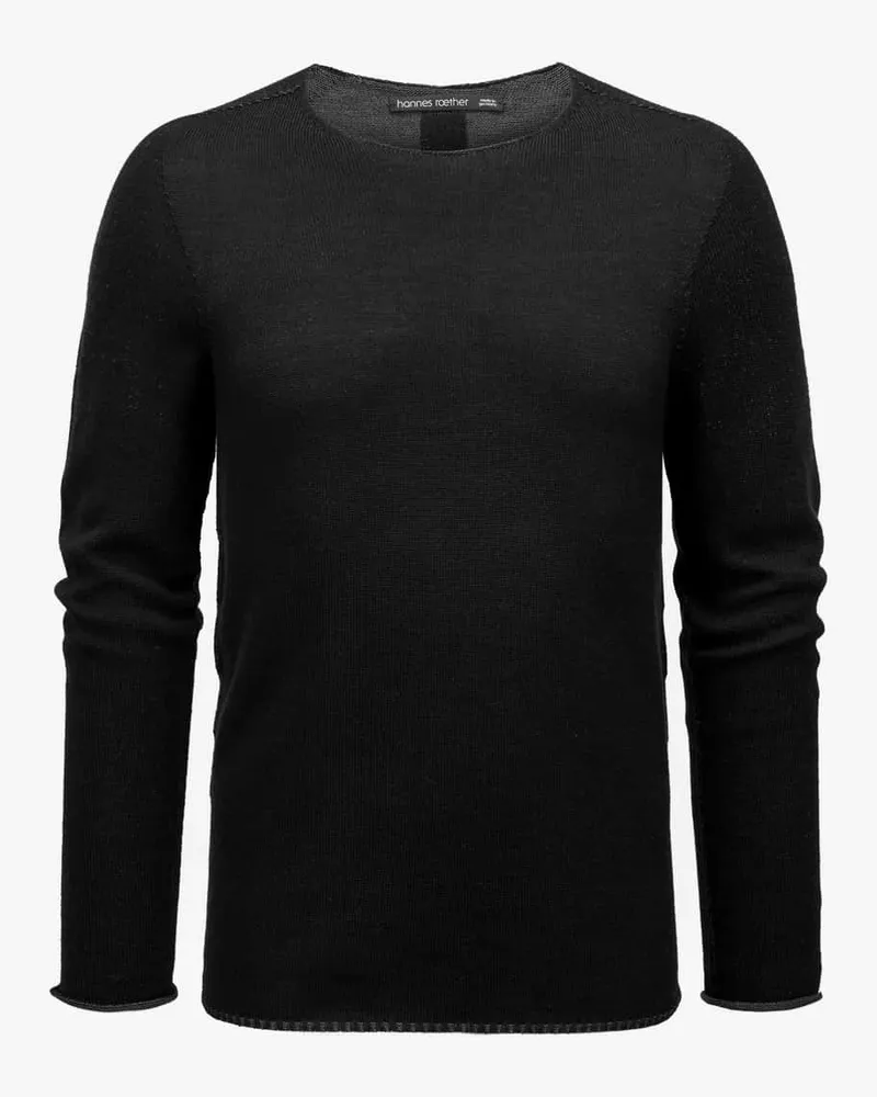 Hannes Roether Pullover Schwarz