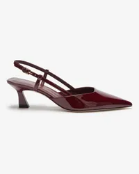 Stuart Weitzman Vinnie 50 Slingback-Pumps Rot