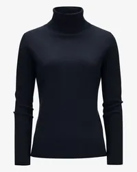 ALLUDE Cashmere-Rollkragenpullover Blau