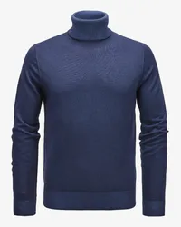 Malo Rollkragenpullover Blau