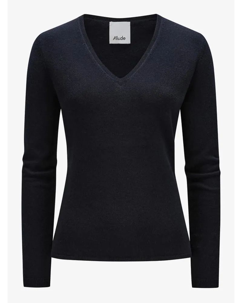 ALLUDE Cashmere-Pullover Blau