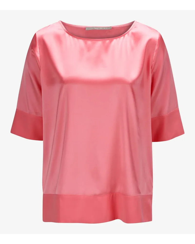 (THE MERCER) N.Y. Seidenshirt Pink