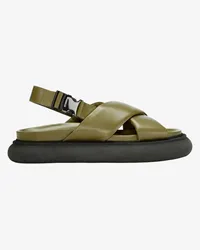 Moncler Solarisse Slingback-Sandalen Grün