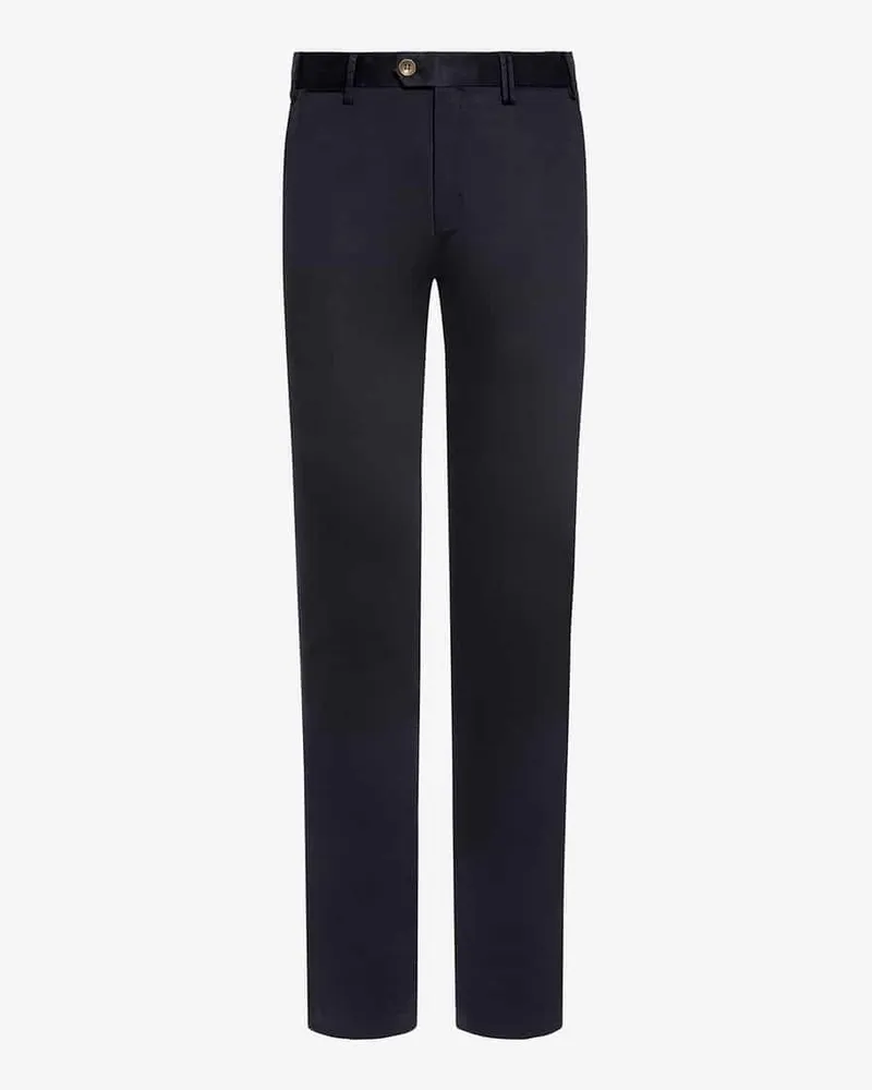 Hiltl Peaker Chino Contemporary Fit Blau