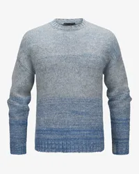 Iris von Arnim Gino Degrade Cashmere-Seiden-Pullover Grau