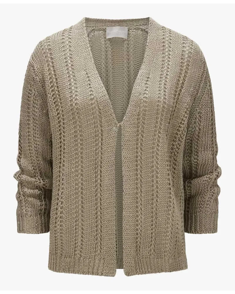 hemisphere Leinen-Cardigan Grau