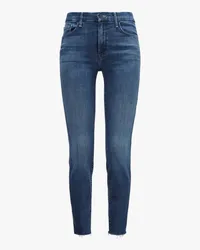 Mother The Looker 7/8-Jeans Ankle Fray Blau