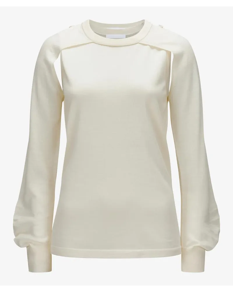 Helmut Lang 2-in-1-Pullover Weiß