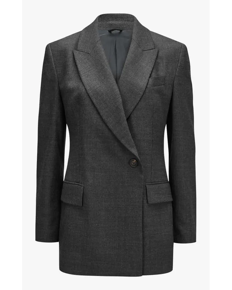 Brunello Cucinelli Wollblazer Grau