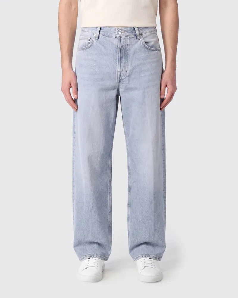 Haikure Wide-Leg-Jeans aus reiner Baumwolldenim mit mittlerer Leibhöhe und urbanem Stil Blau