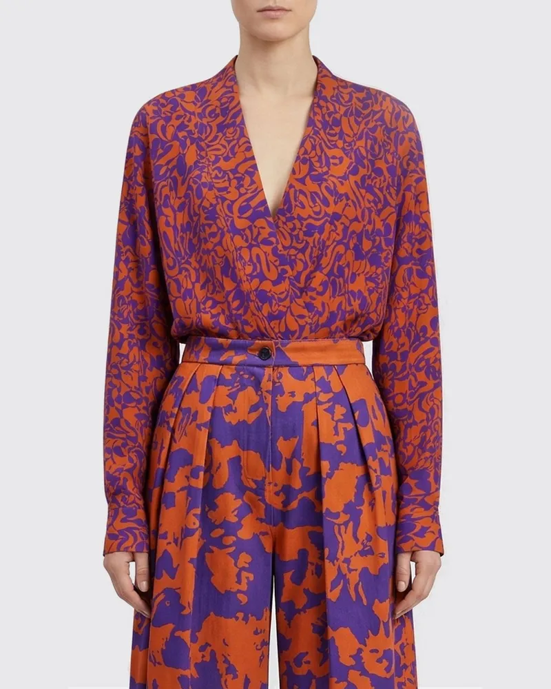 Dries van Noten Hemdbluse damen Orange