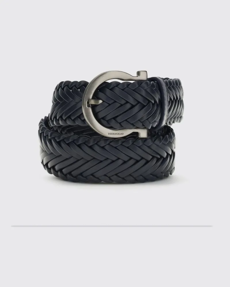 Ferragamo Gürtel herren Navy