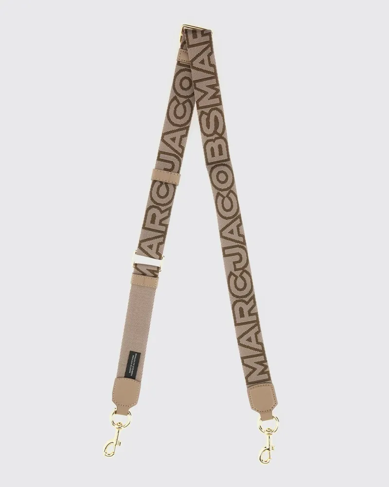 Marc Jacobs Umhängetasche aus Jacquard-Logostoff Beige