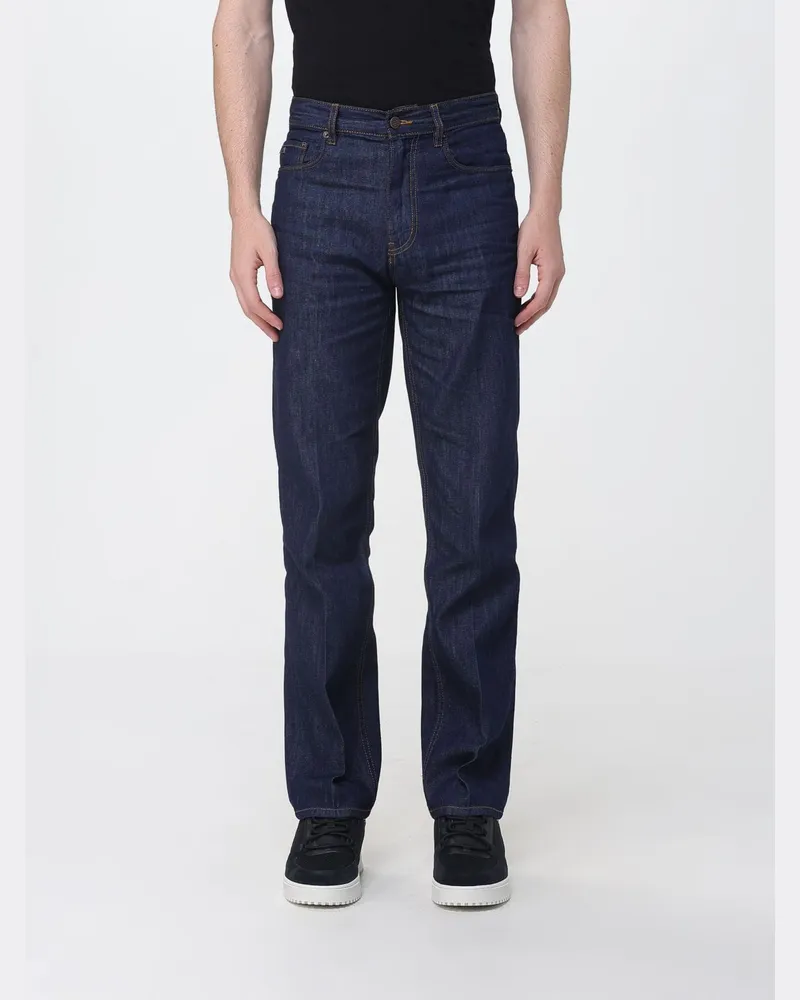Emporio Armani Regular Jeans aus Denim Blau
