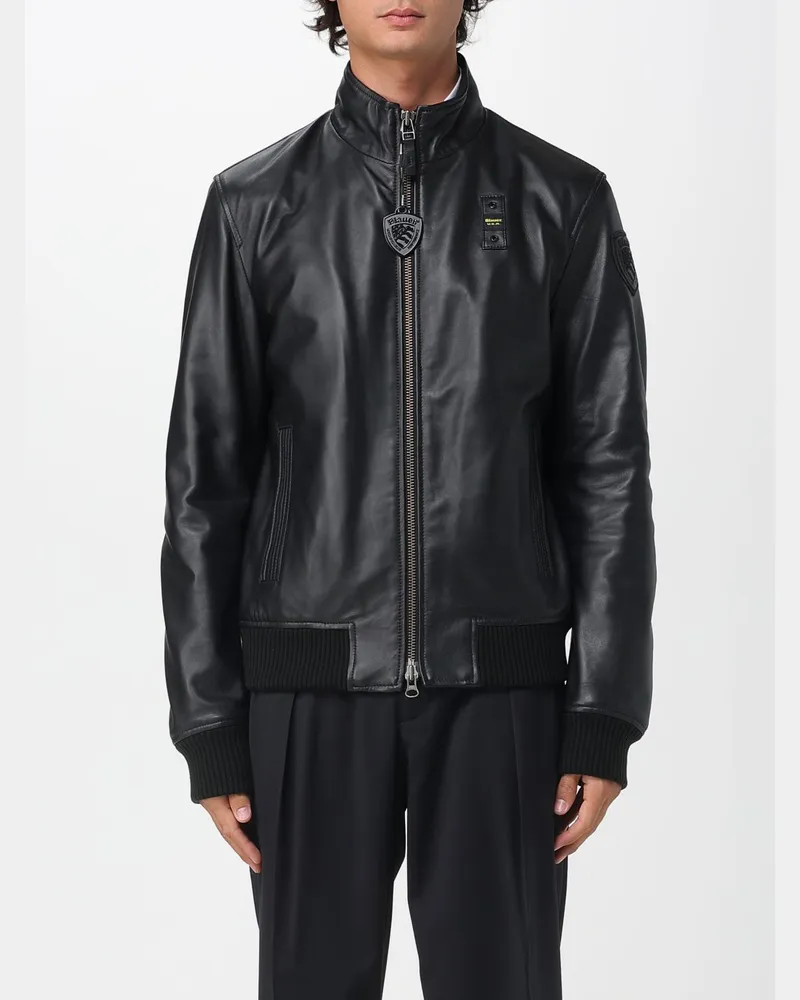 Blauer Jacke herren Schwarz