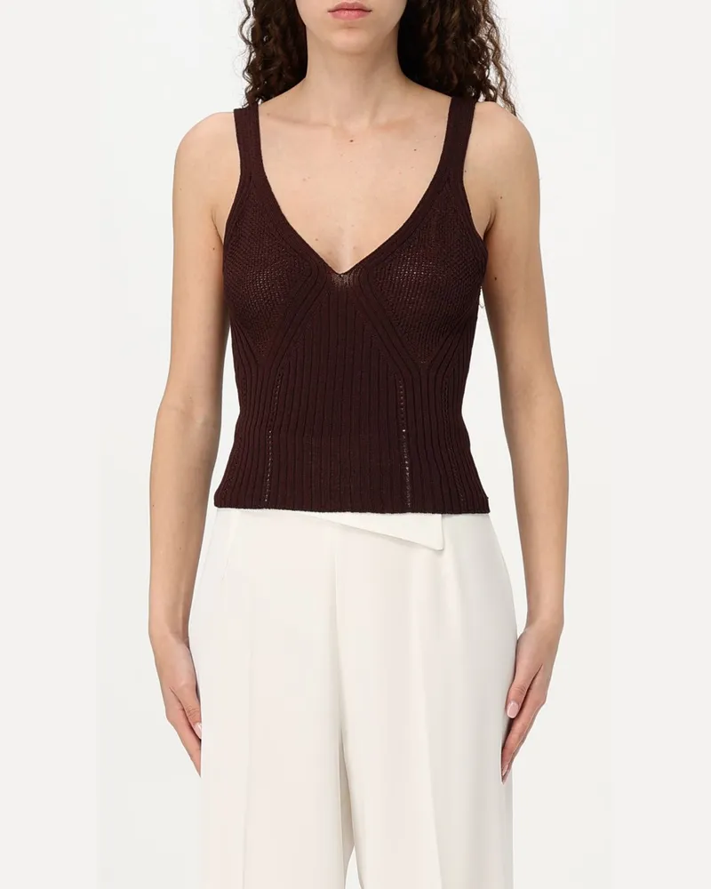Twin-Set Top damen Braun