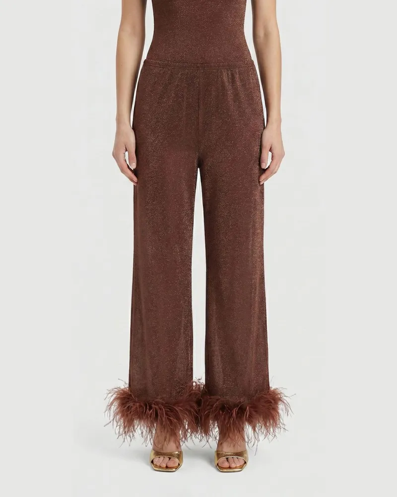 Oséree Hose damen Braun