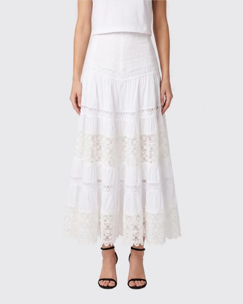 Charo Ruiz Rock damen  Ibiza Weiß